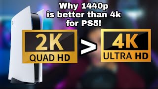 1440p 120hz is Better than 4k 120hz for your PS5 [upl. by Dulcea]