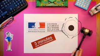 Réforme de la formation professionnelle  3 minutes pour tout comprendre [upl. by Andrews]