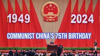 Xi vows ‘reunification’ with Taiwan on eve of Communist China’s 75th birthday [upl. by Agnella]