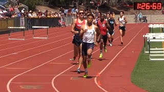 2016 TF  CIFss Div2 Prelims  Mens 800 4 Heats [upl. by Ahsennek]