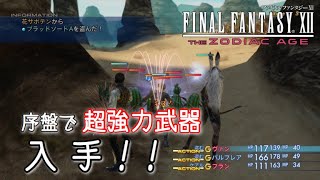 【FF12TZA】序盤で超強力武器入手！ [upl. by Tila]