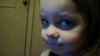 Blind 3 yr old Girl Singing Temporary Home by Carrie Underwood cover [upl. by Simonetta]