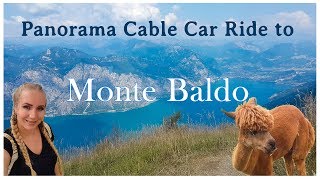 Amazing View from Monte Baldo  Panorama Cable Car  Lago di Garda Travel Diary [upl. by Aiuqram624]