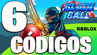 6 CÓDIGOS de 🔴 BLADE BALL 🔴 activos  TODOS los CODIGOS Bola de Hoja  FEBRERO 2024 ROBLOX TilloASR [upl. by Irma]