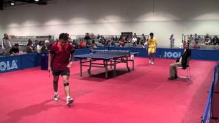 Masato Shiono vs Yuan Xiaojie Mens 16s [upl. by Zednanreh]