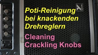 PotiKnacken wegsprühen  Cleaning Crackling Knobs [upl. by Greggs]