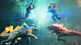 GODZILLA X KONG THE NEW EMPIRE  All Clips From The Movie 4K ULTRA HD 2024 [upl. by Halilad]