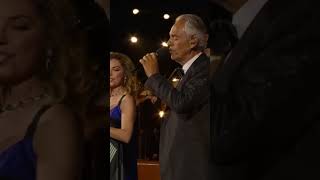 Shania Twain and Andrea Bocelli performing quotDa Stanotte in Poiquot quotFrom This Moment Onquot [upl. by Ernesta]