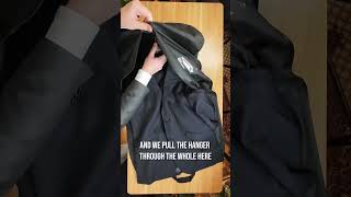 How to Pack a Suit in a Suit Bag StepbyStep Guide for Neat Travel [upl. by Trotter]