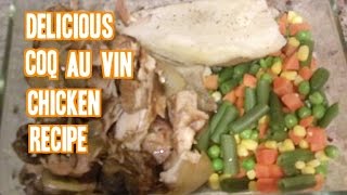 Delicious amp Healthy Coq Au Vin Chicken Recipe slow cooker style [upl. by Schroer]