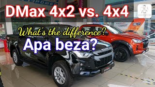 Isuzu Dmax 4x2 vs 4x4 which is better Whats different [upl. by Bik]