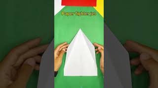 Paper fighter jet paper aeroplane paper plane viral shorts papercraft paperplane subscribe [upl. by Sesiom]