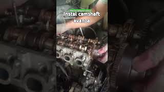 Instal camshaft how cara car tu tutorial toyota xenia daihatsu monkey avanza edukasi toy [upl. by Yelats]