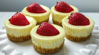 Easy Mini Cheesecakes [upl. by Akirej]