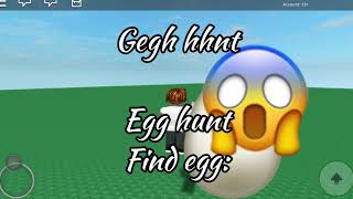 Roblox Egg Hunt 2019 LEAK very cool [upl. by Noira822]