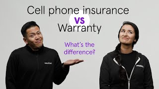 Cell phone insurance vs warranty Whats the difference  Asurion [upl. by Ahsetal]