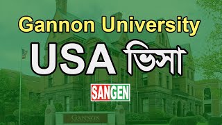 Study in USA from Bangladesh I Gannon University I Sangen [upl. by Wasserman]