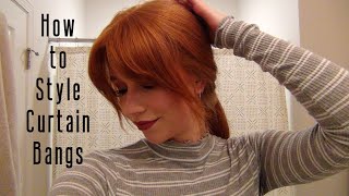 How to Style Curtain Bangs [upl. by Idola258]