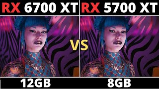 RX 6700 XT VS RX 5700 XT BENCHMARK IN 10 GAMES ON RYZEN 5 5600X [upl. by Aerdnuahs]