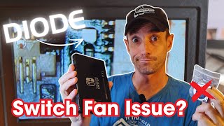 Diode Removing NINTENDO Switch fan not working despite replacement [upl. by Enelaj]