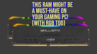 Crucial Ballistix RGB 16GB kit [upl. by Joellyn200]