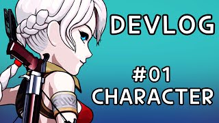 데브로그 01 플레이어 캐릭터  인디 게임 개발 Devlog [upl. by Aelanna]