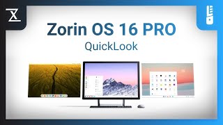 Linux Distro QuickLook Zorin OS 16 PRO [upl. by Yelhs734]