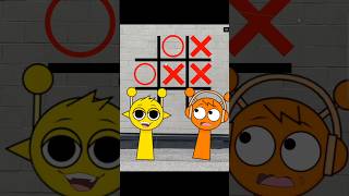 POV Tictactoe Yellow and Orange  Incredibox Sprunki sprunki incrediboxsprunki shorts [upl. by Akitahs]