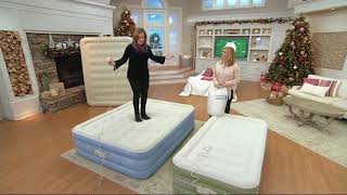 AeroBed 18quot Elevated Air Mattress w Antimicrobial Sleep Surface on QVC [upl. by Naro]