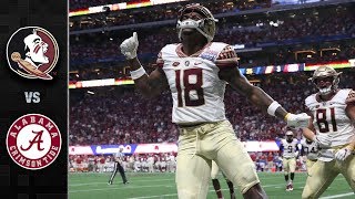 Florida State vs Alabama Football Highlights 2017 [upl. by Haymo]