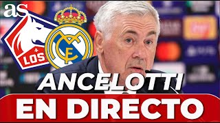 ANCELOTTI EN DIRECTO rueda de prensa post  LILLE vs REAL MADRID  CHAMPIONS LEAGUE [upl. by Jeno965]