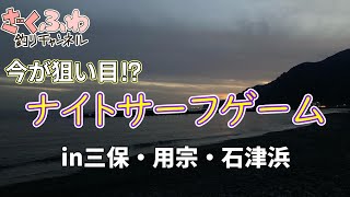 静岡県でナイトサーフゲーム！思った以上に釣れる！ハマりそうだぜ・・・【釣場調査】【サーフ】 [upl. by Aelahs]