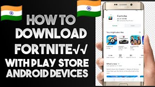 HOW TO DOWNLOAD FORTNITE WITH PLAY STORE ON ANDROID DEVICES TECHNICAL PANWAL√ [upl. by Hannavahs]