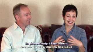 Ahrens amp Flaherty Interview ONCE ON THIS ISLAND Overview [upl. by Arezzini]