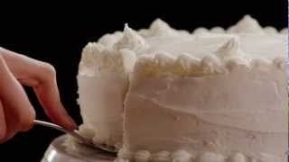 How to Make Heavenly White Cake  Cake Recipes  Allrecipescom [upl. by Eetnahs]