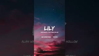 ALAN WALKER K391 EMELIE HOLLOW  LILY LYRICS USE HEADPHONES 🎧 EDITION [upl. by Atilek]