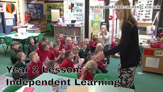 Year 2 KS1 Independent Learning Classroom Observation Castles [upl. by Sollars258]