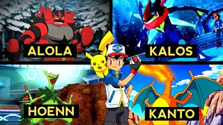 Ash all Ace Pokémon  Ash strongest Pokémon  Hindi [upl. by Nevur]