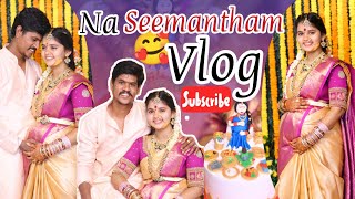 Na seemantham vlog❤️🤰🏻 trending pregnancy seemantham  chandrikanaiduvlogs [upl. by Kyte440]