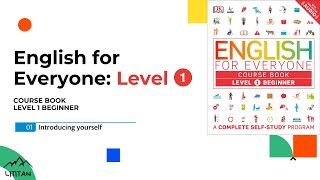 English for Everyone  Level 1 Beginner  Course Book  01 Introducing yourself with PDF ↓↓↓ [upl. by Yruy]