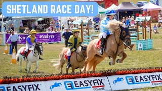 SHETLAND PONY GRAND NATIONAL RACE DAY AT BARBURY HORSE TRIALS [upl. by Chuch]