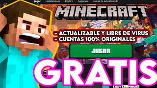 🎁MINECRAFT JAVA y BEDROCK GRATIS PARA PC 121 ACTUALIZABLE🏆 FULL ACCESS PERMANENTE SIN GENERADORES [upl. by Burk]