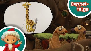 Jan und Henry hören eine Giraffe auf dem Klo 🦒 amp Plumps lauscht  DoppelFolge mit dem Sandmännchen [upl. by Riana]