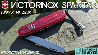 Victorinox Spartan Onyx Black Swiss Army Knife 1360331P [upl. by Martens760]