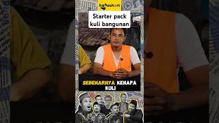 Starter pack kuli bangunansr yt tretan universe feedshorts youtubeshorts live funnyvideo fun [upl. by Rooker]