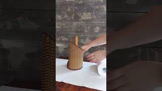 Vertical paper towel holder storage for kitchen counter [upl. by Mannuela]