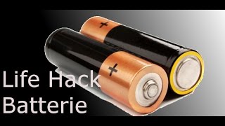 3 Batterien Lifehacks  welche dir helfen [upl. by Carlota]