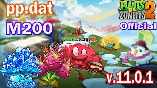 Pvz 2 1101  ppdat M200 Official New Plants Dragon Bruit amp Ice Shroom Max Level Power Up [upl. by Kenton]