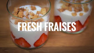 Cest FRESH cest FRAISES  Mousse légère fromage blanc et fraises [upl. by Iramat557]