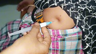 Arm injection IM Soma Ject Injection Push √√ Injection Video জন্মবিরতিকরণ ইনজেকশন 24 Ep 72 [upl. by Enenaj]